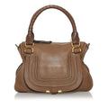 Chloe Marcie Leather Satchel (SHG-30681)