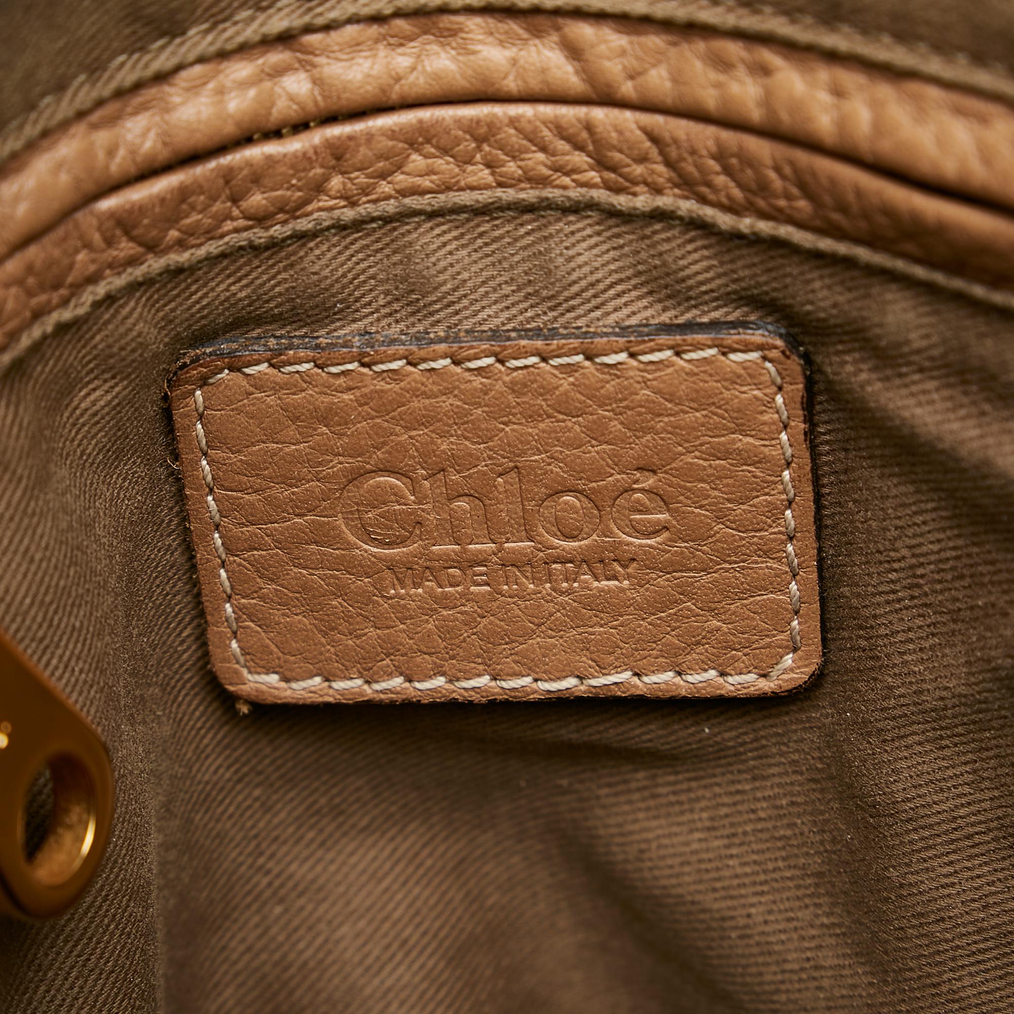 Chloe Marcie Leather Satchel (SHG-30681)