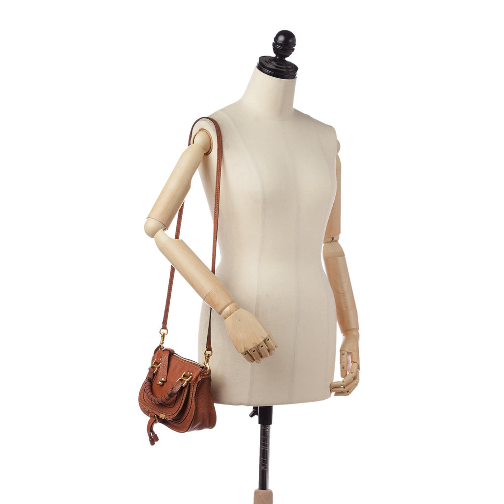 Chloe Marcie Leather Satchel (SHG-31283)