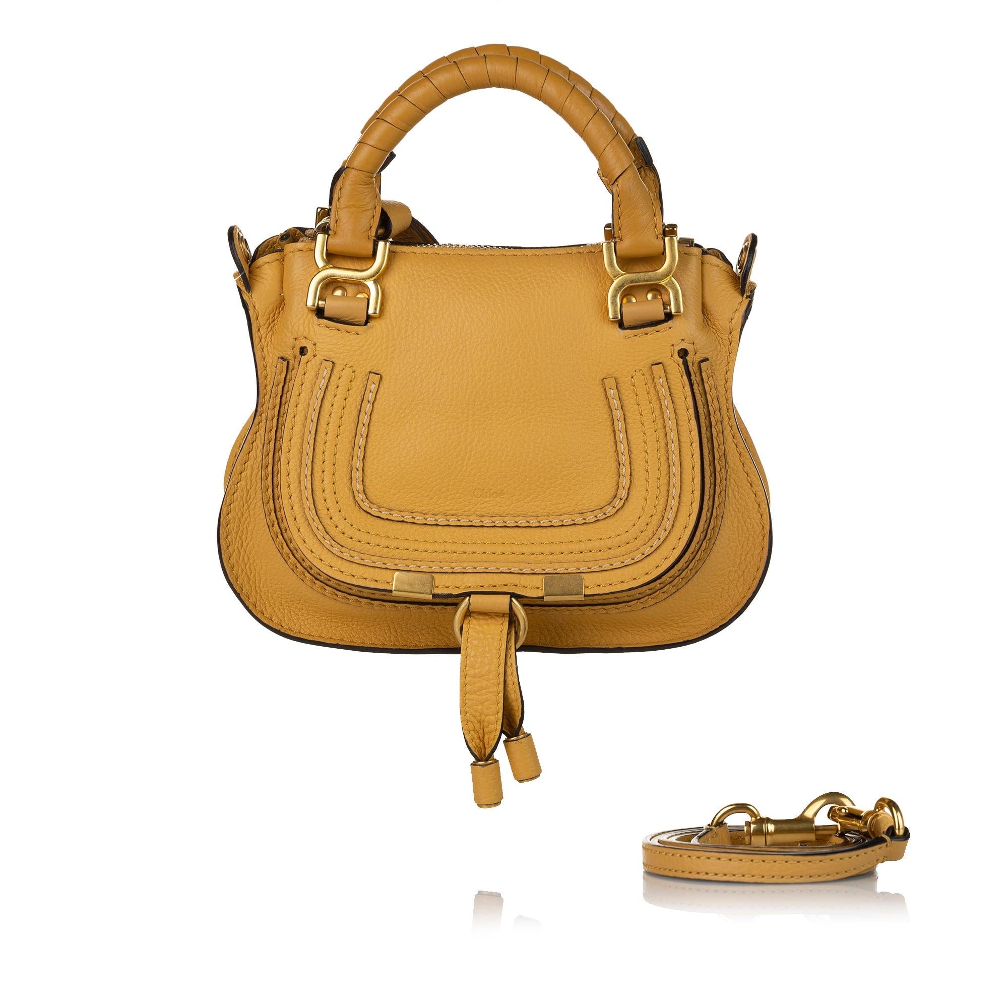 Chloe Marcie Leather Satchel (SHG-33103)