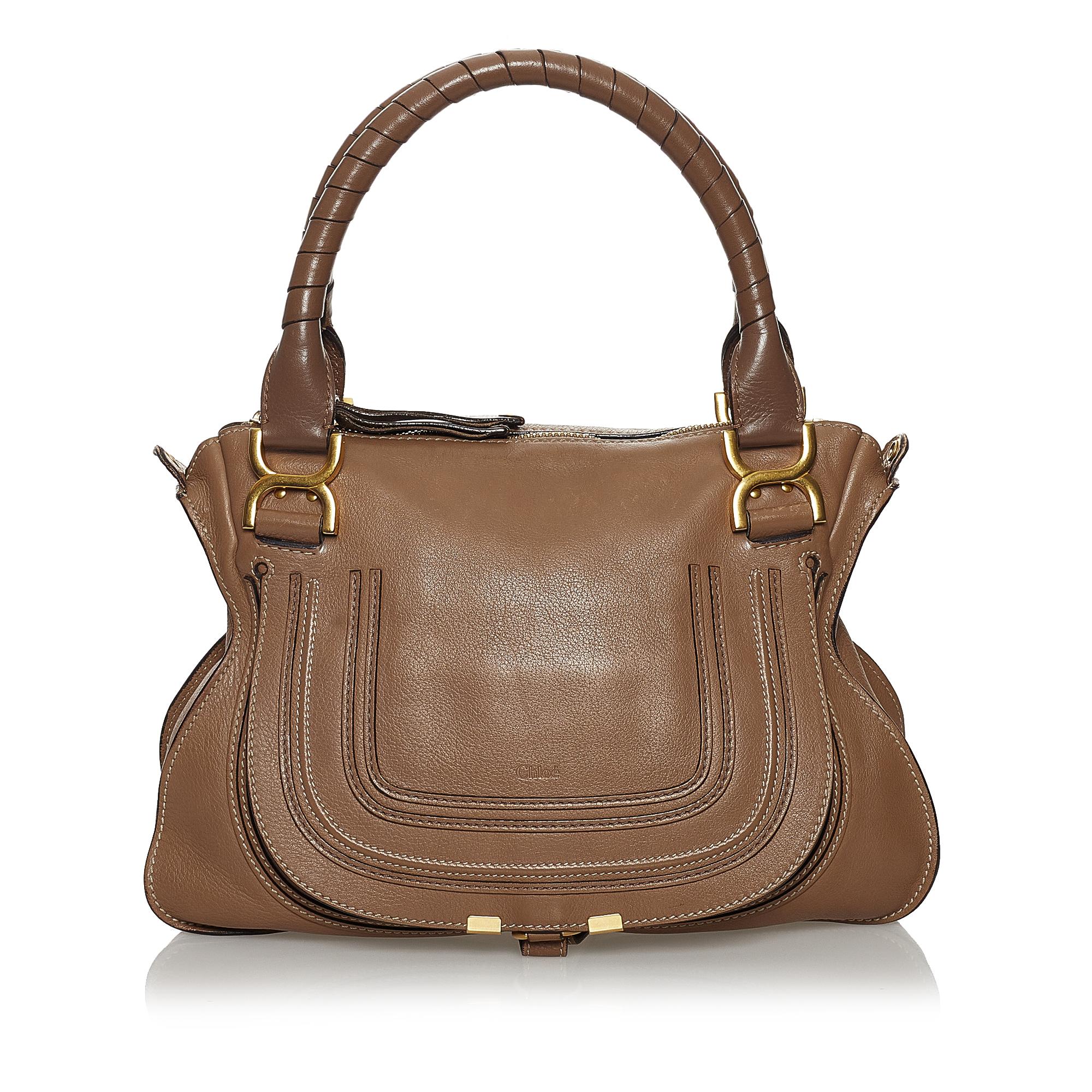 Chloe Marcie Leather Satchel (SHG-33908)