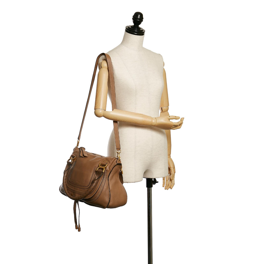 Chloe Marcie Leather Satchel (SHG-33908)