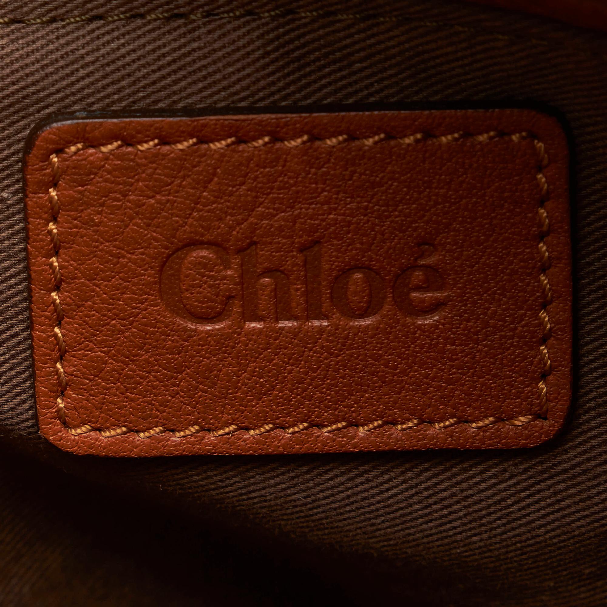 Chloe Marcie Leather Tote Bag (SHG-29753)