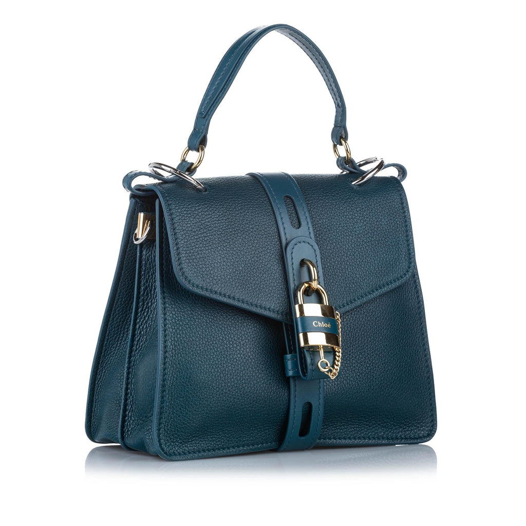 Chloe Medium Aby Leather Satchel (SHG-37643)