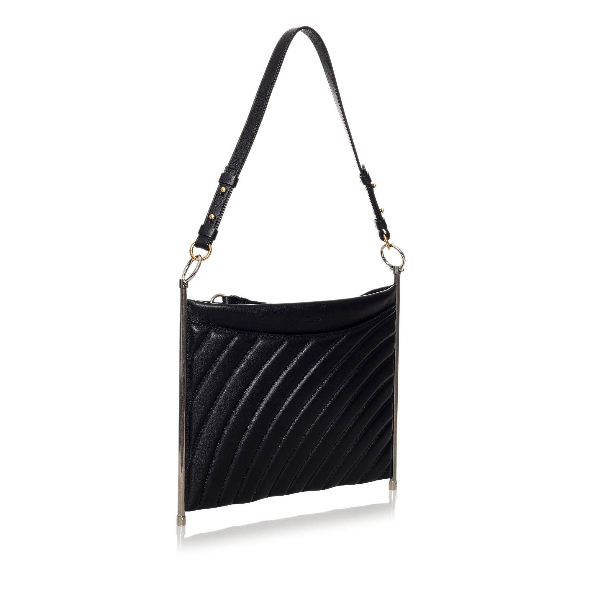 Chloe Medium Quilted Roy Clutch (SHG-nhQ2hY)