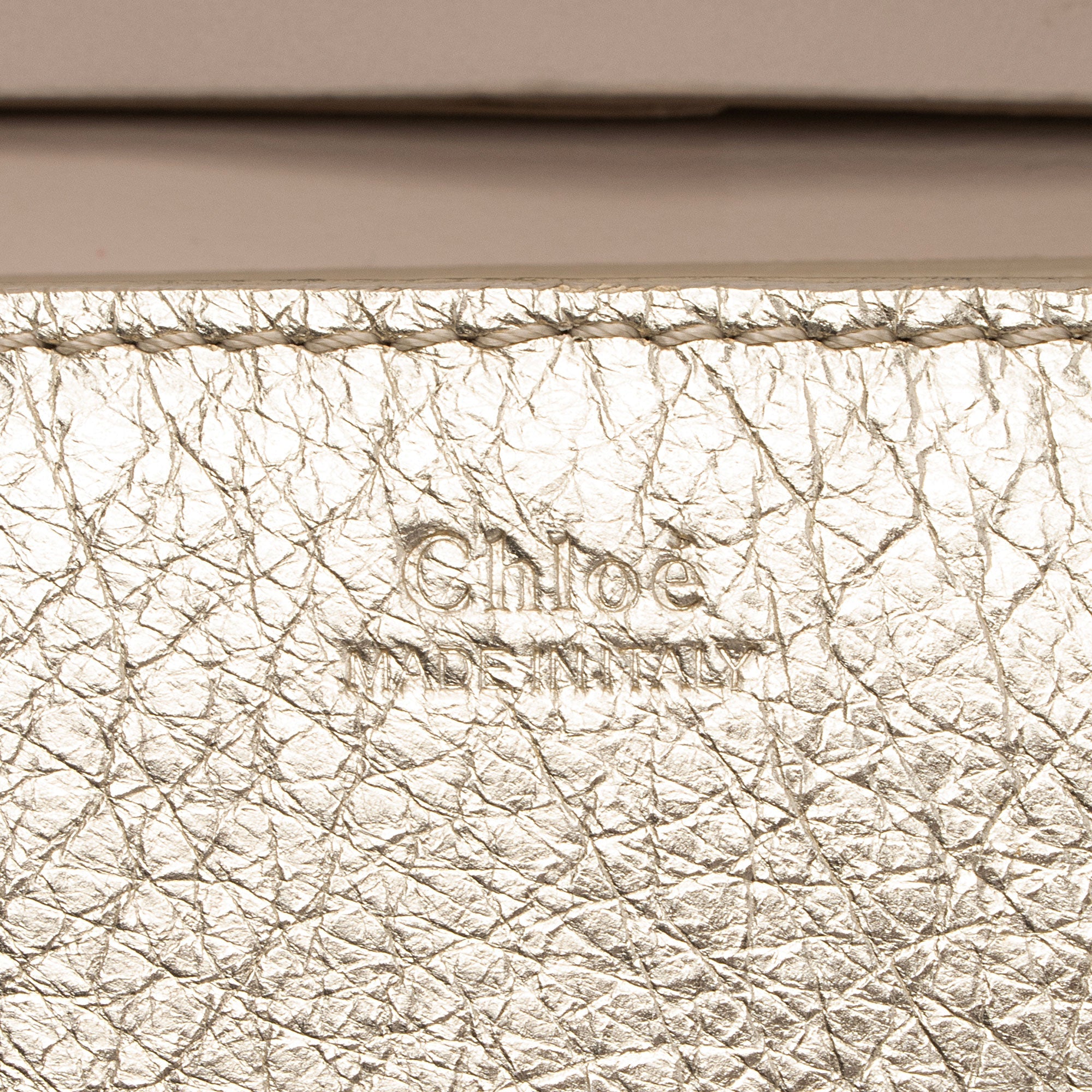 Chloe Metallic Lambskin Drew Mini Shoulder Bag (SHF-y08HVC)