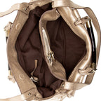 Chloe Metallic Lambskin Saskia Medium Satchel (SHF-22482)