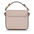 Chloe Mini C Embossed Leather Satchel (SHG-33404)