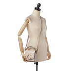Chloe Mini C Embossed Leather Satchel (SHG-33404)