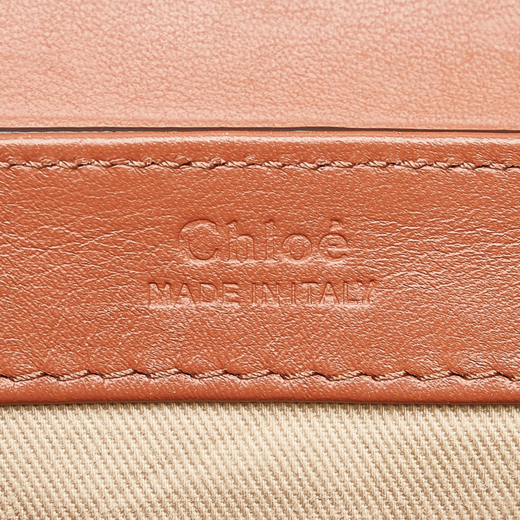 Chloe Mini C Leather Satchel (SHG-30740)