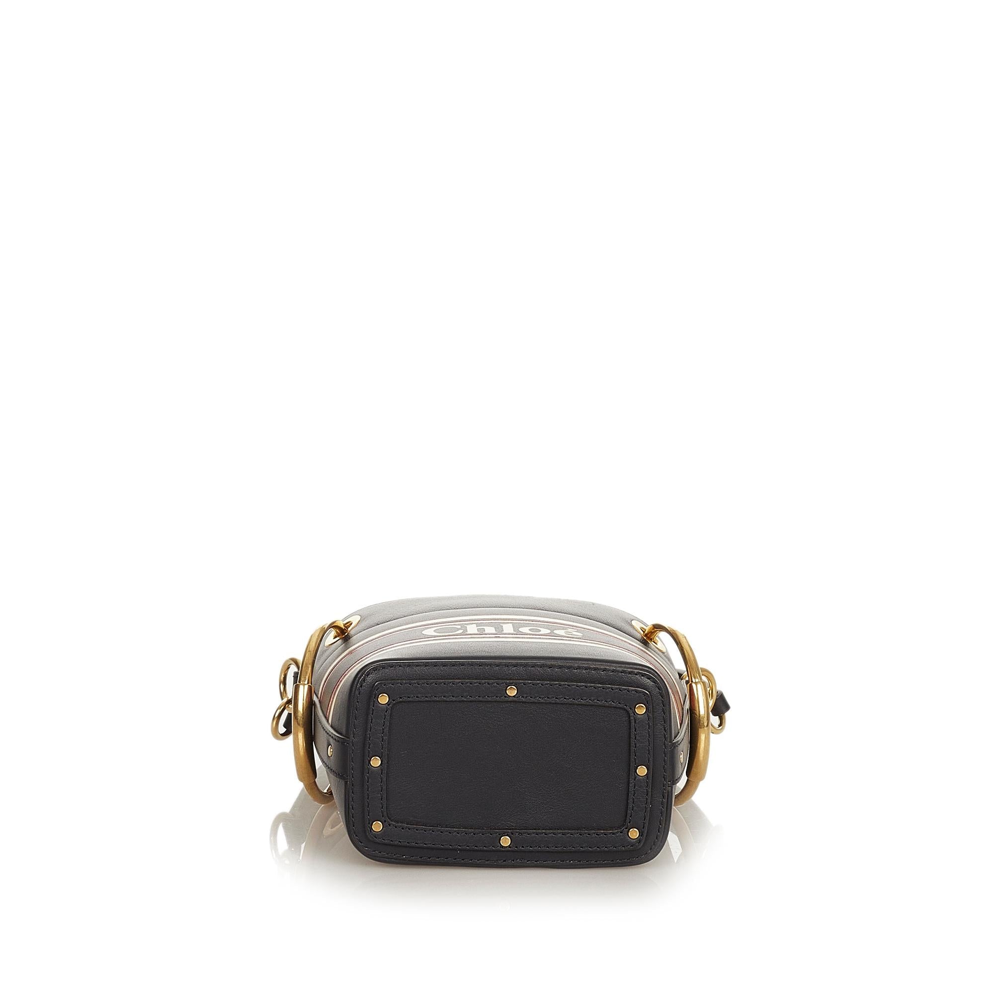 Chloe Mini Roy Leather Bucket Bag (SHG-z4V7cP)