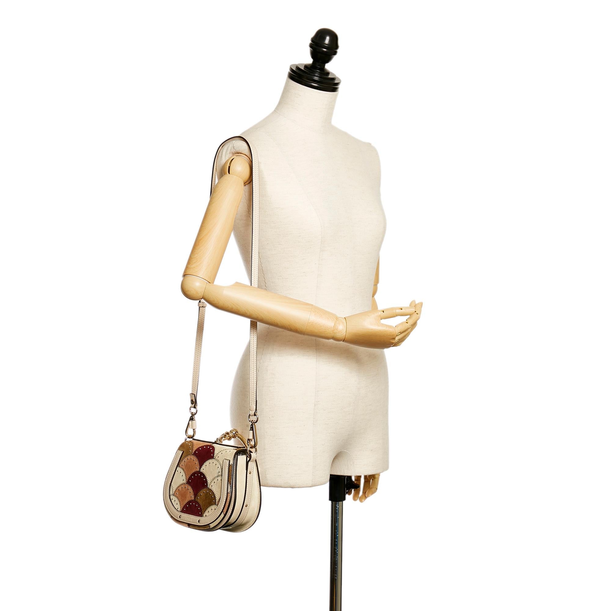 Chloe Nile Patchwork Leather Satchel (SHG-30107)