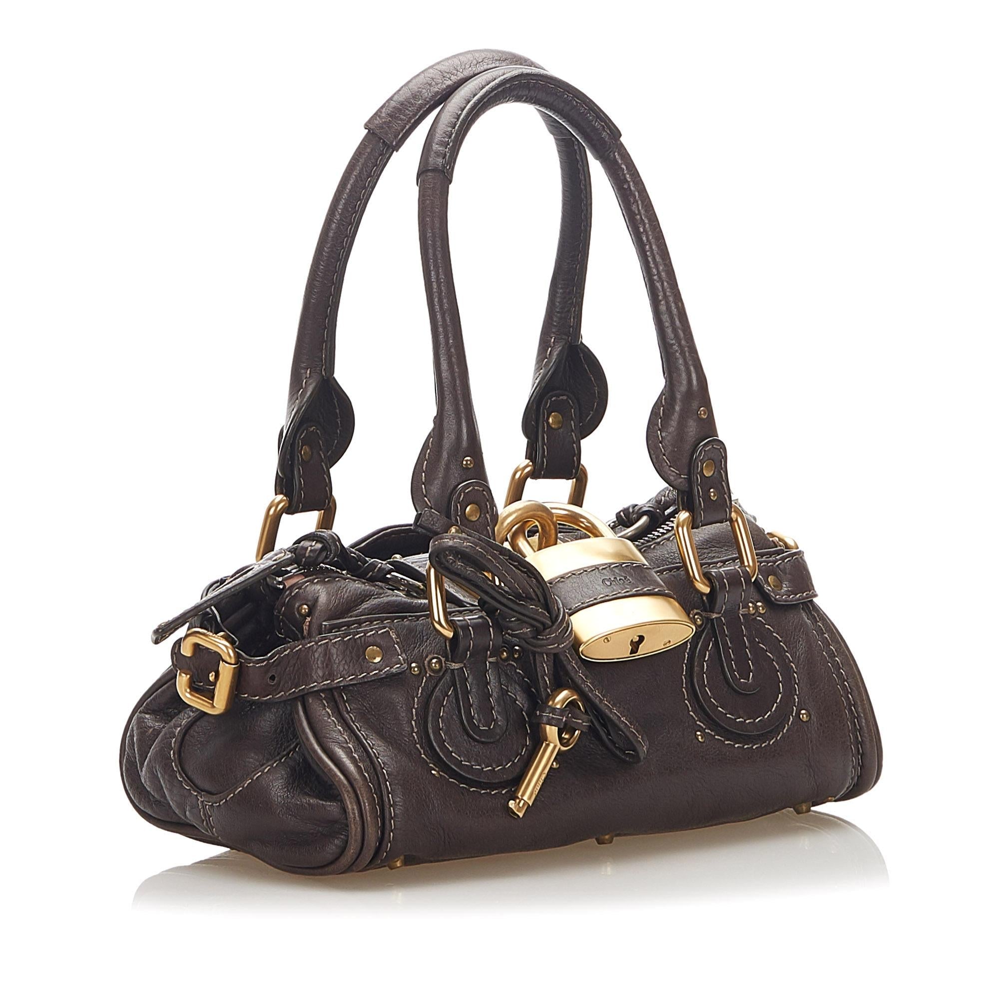Chloe Paddington Leather Handbag (SHG-17446)