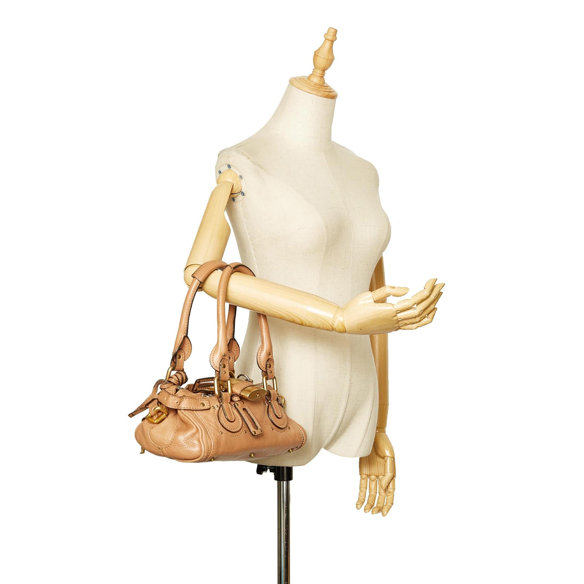 Chloe Paddington Leather Handbag (SHG-20390)