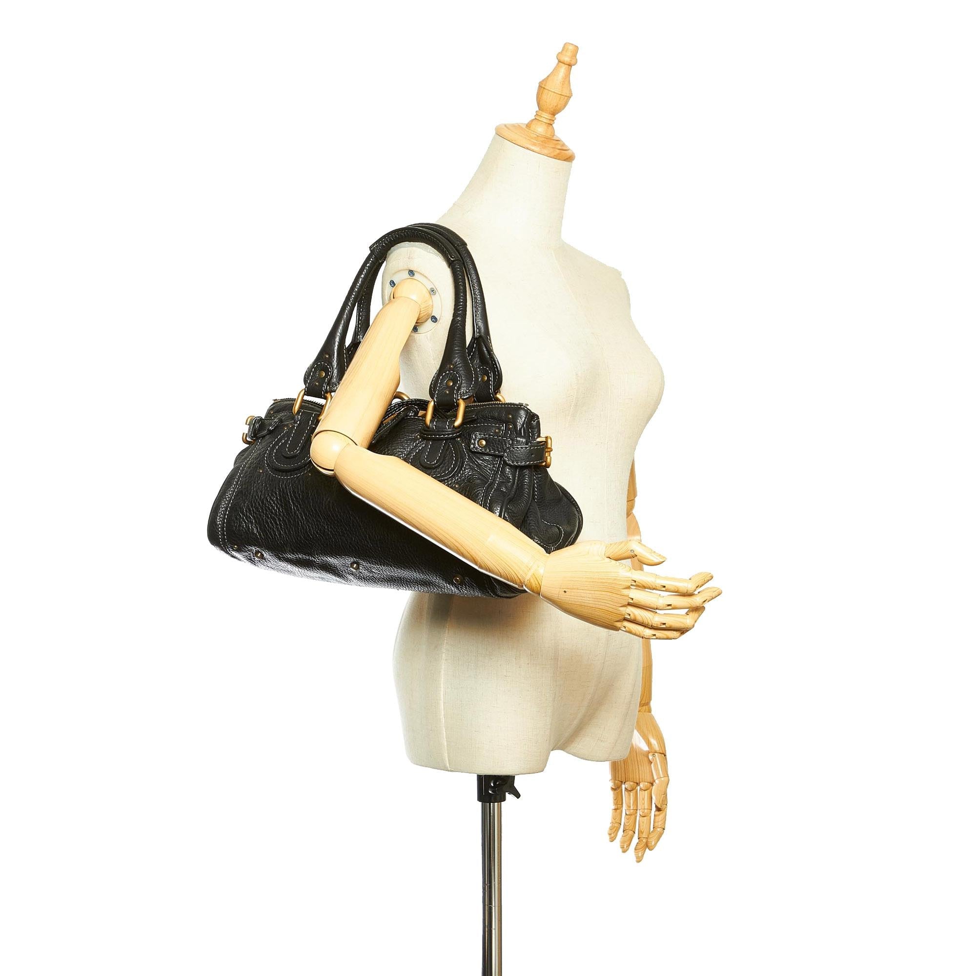 Chloe Paddington Leather Handbag (SHG-22268)