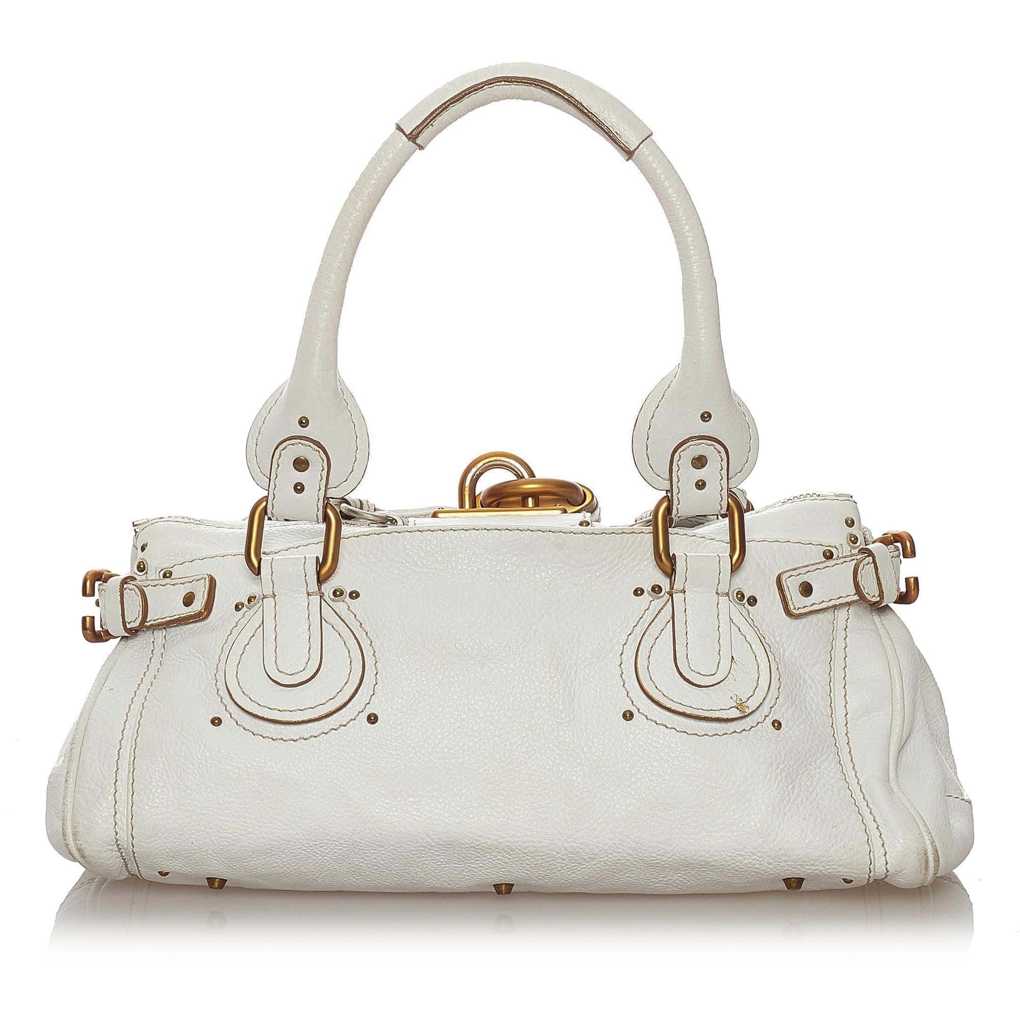 Chloe Paddington Leather Handbag (SHG-28182)