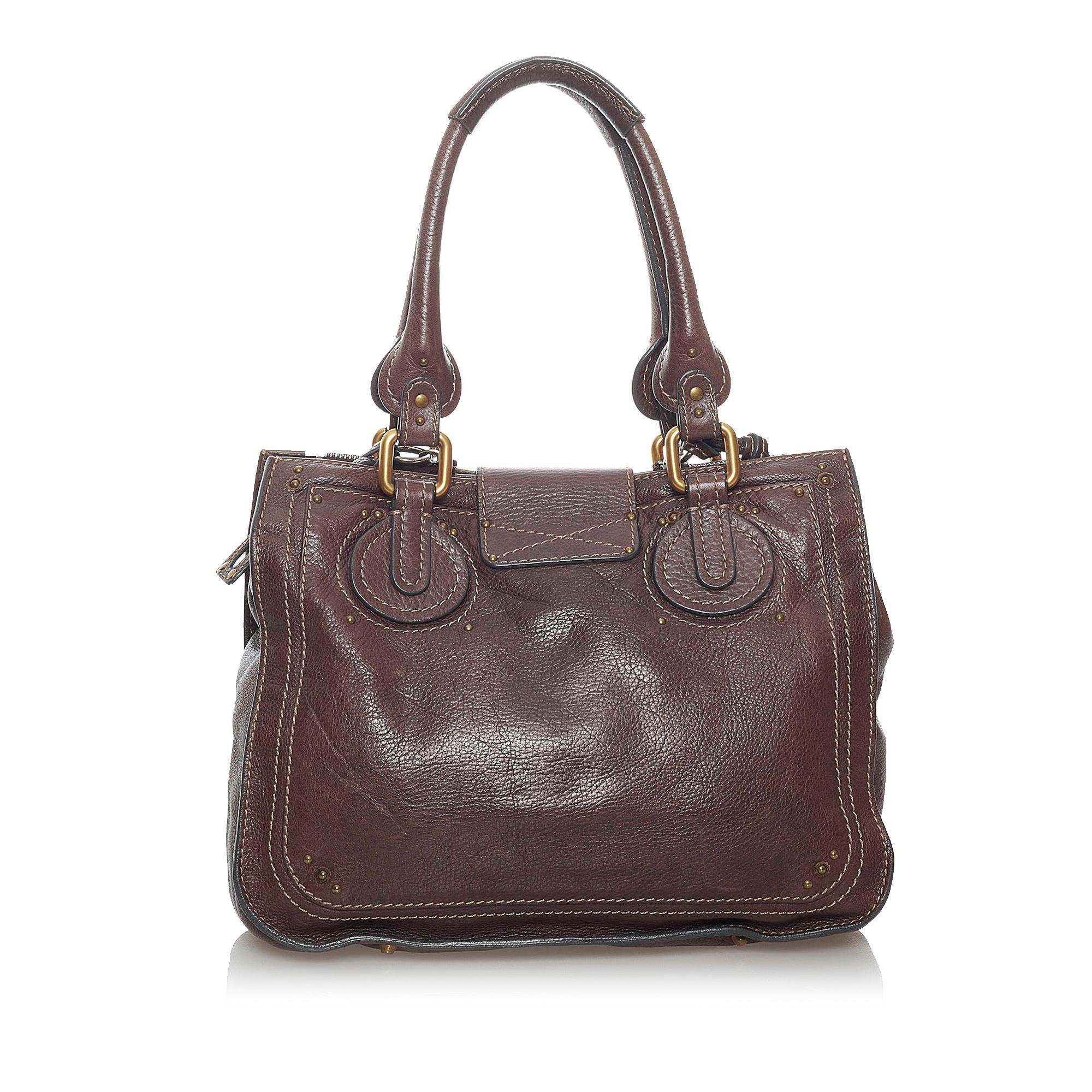 Chloe Paddington Leather Handbag (SHG-29849)