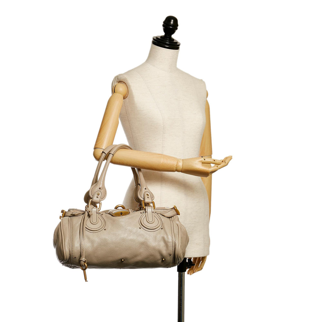 Chloe Paddington Leather Handbag (SHG-30741)