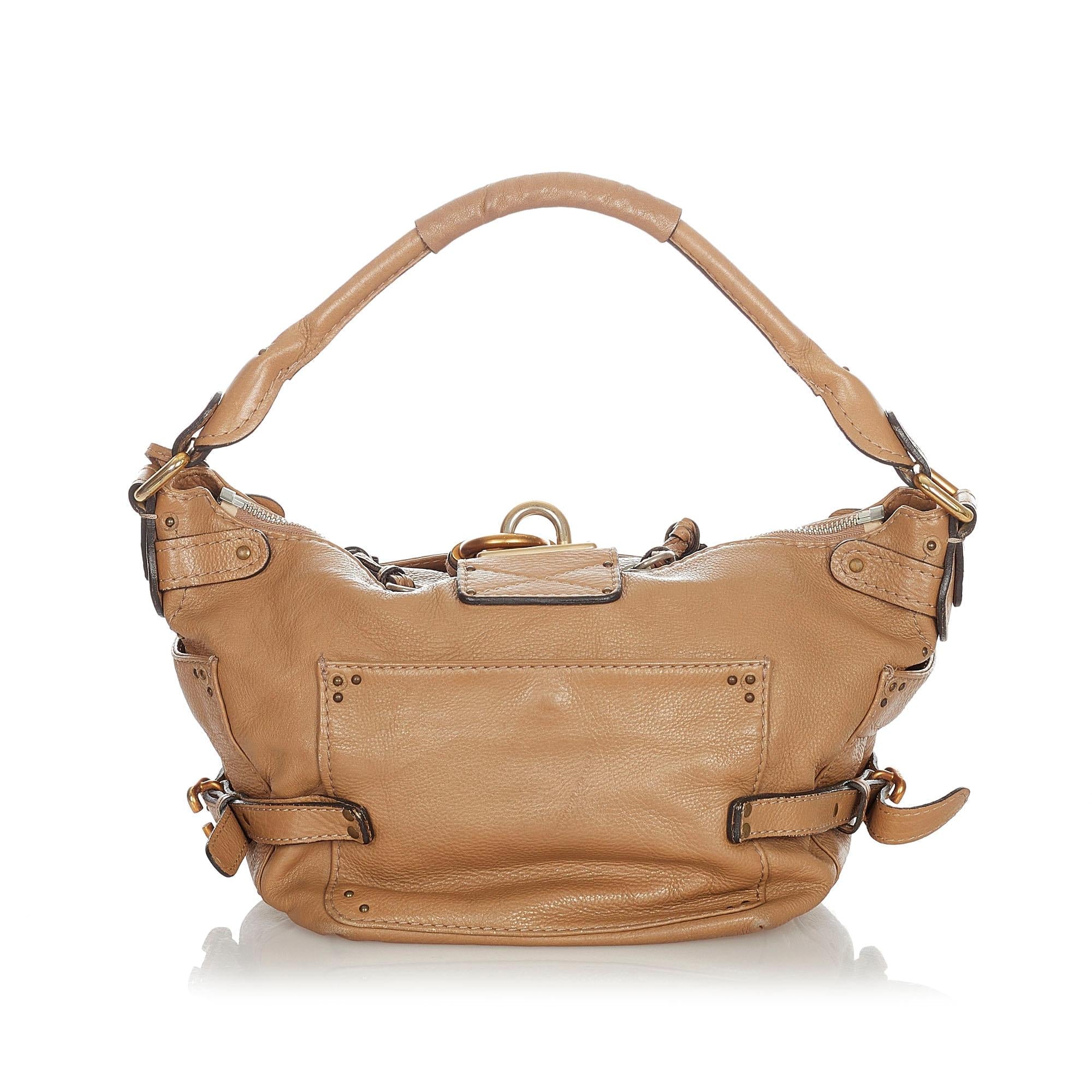 Chloe Paddington Leather Shoulder Bag (SHG-23075)