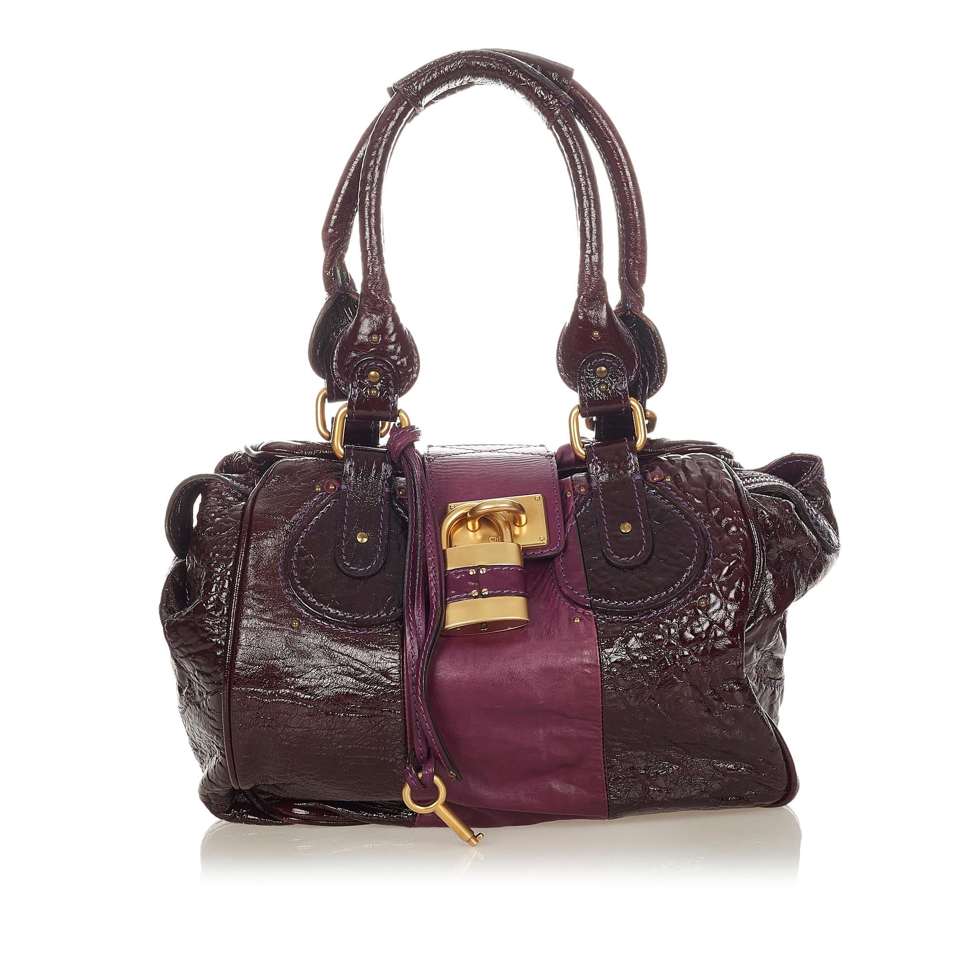 Chloe Paddington Leather Shoulder Bag (SHG-25390)