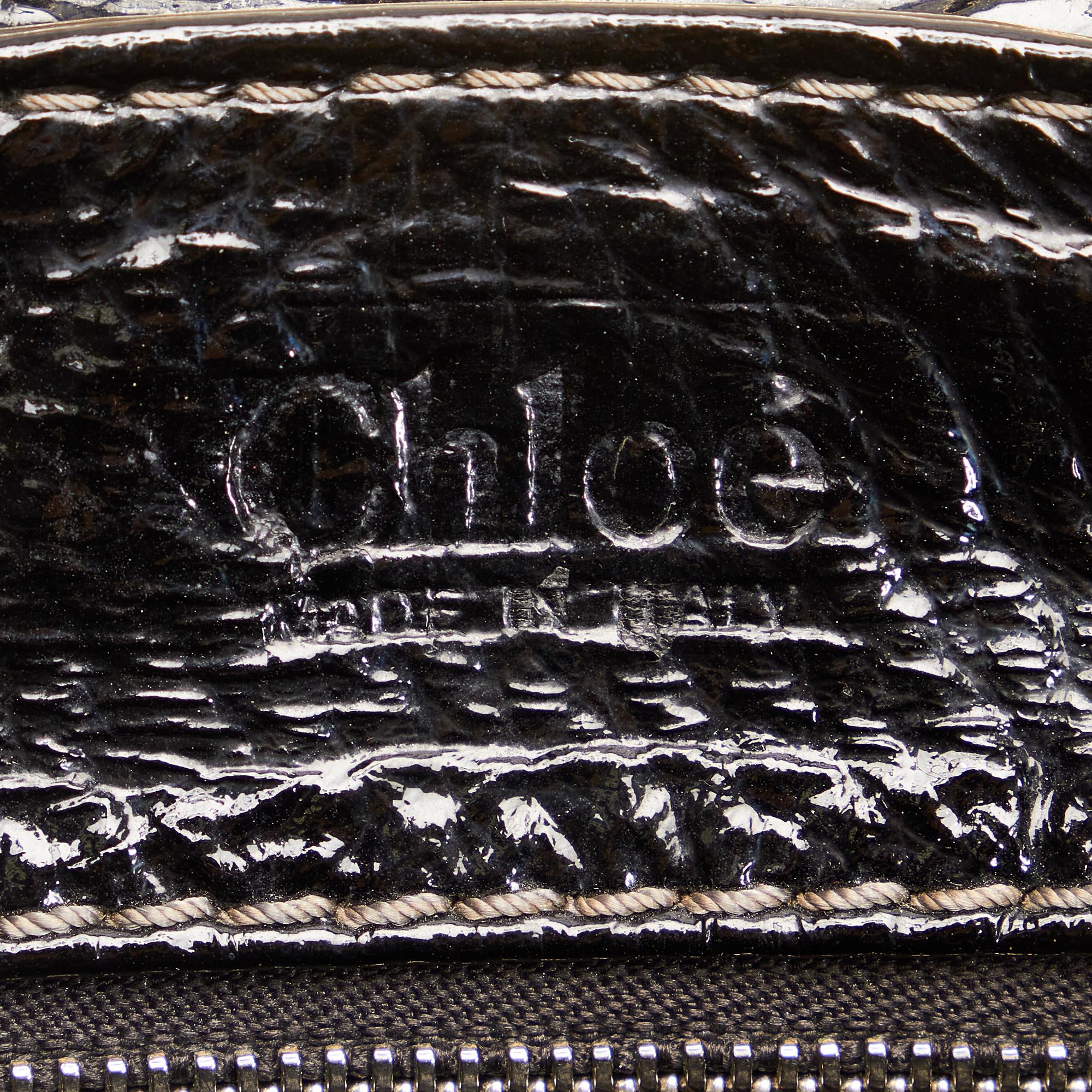 Chloe Paddington Patent Leather Handbag (SHG-26963)