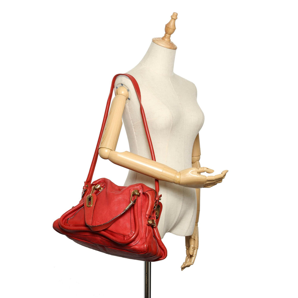 Chloe Paraty Leather Satchel (SHG-15928)