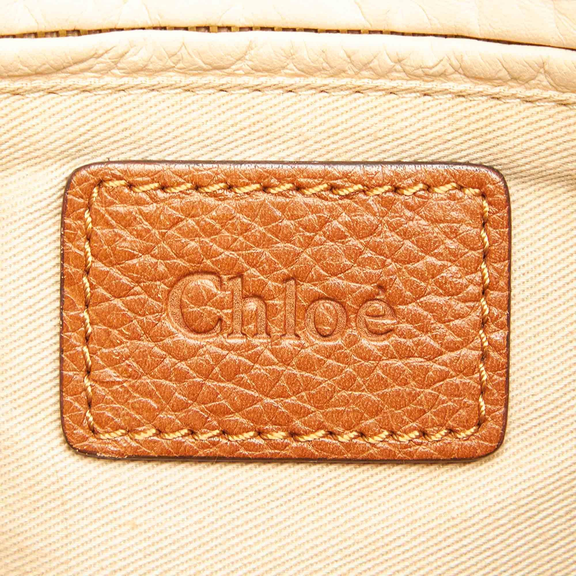 Chloe Paraty Leather Satchel (SHG-22360)