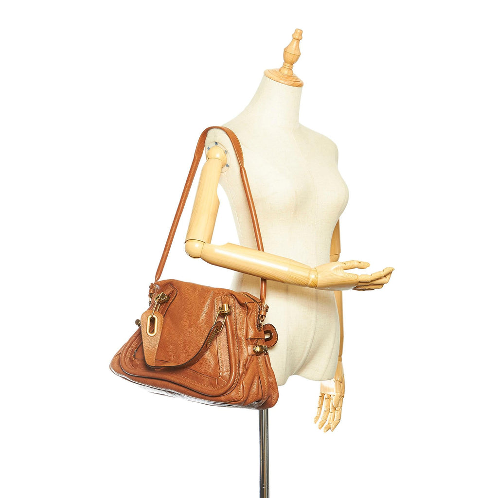 Chloe Paraty Leather Satchel (SHG-22360)