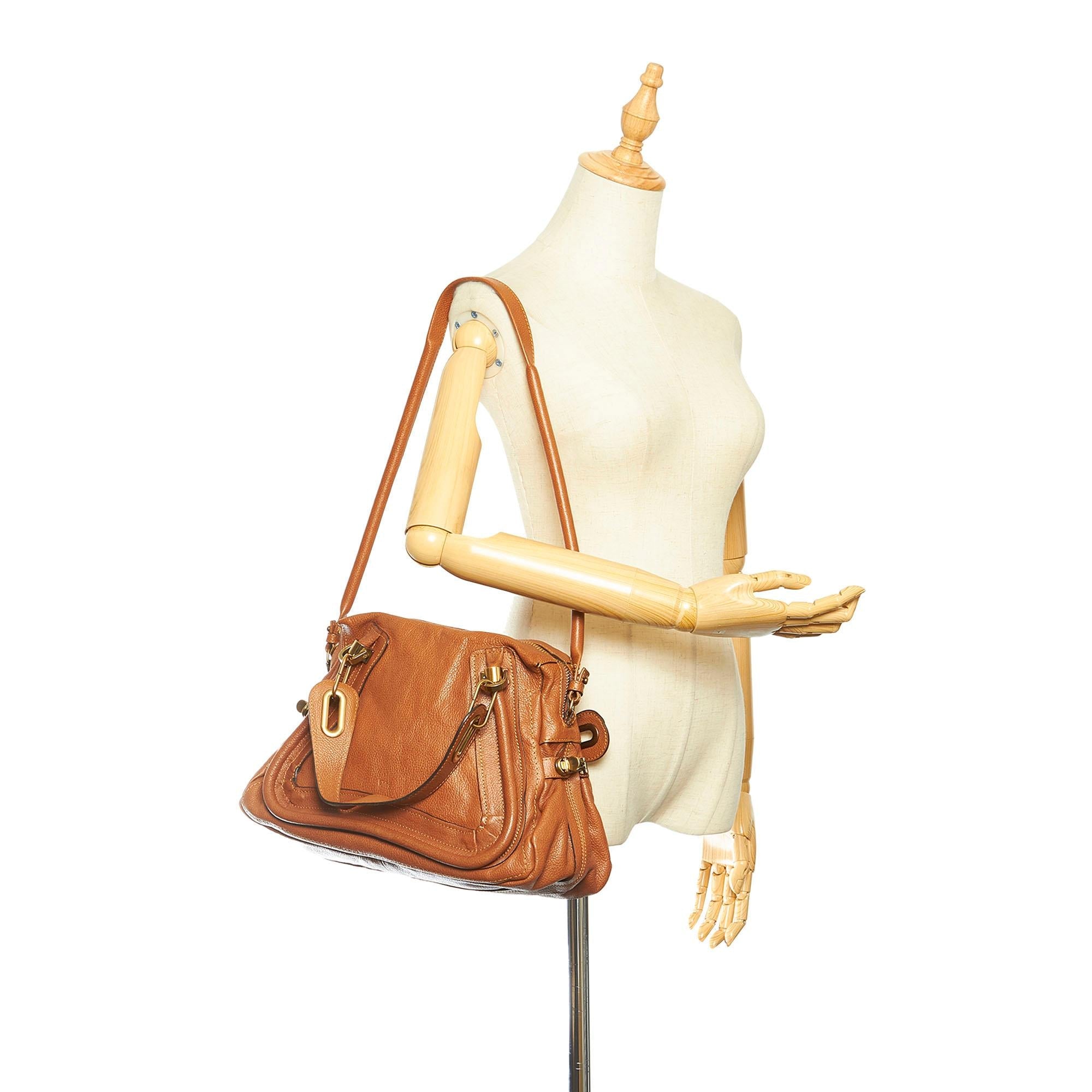 Chloe Paraty Leather Satchel (SHG-22360)