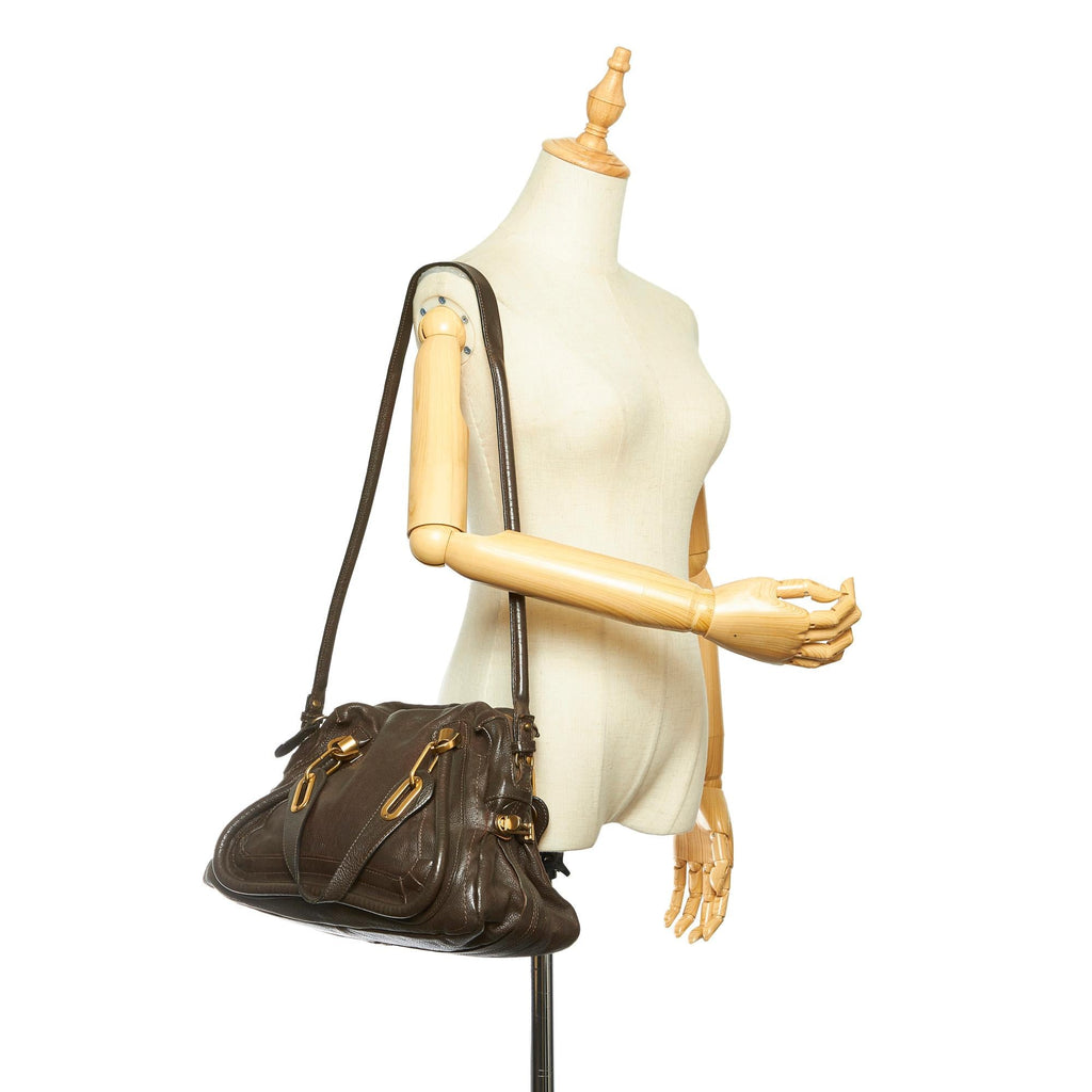 Chloe Paraty Leather Satchel (SHG-22368)