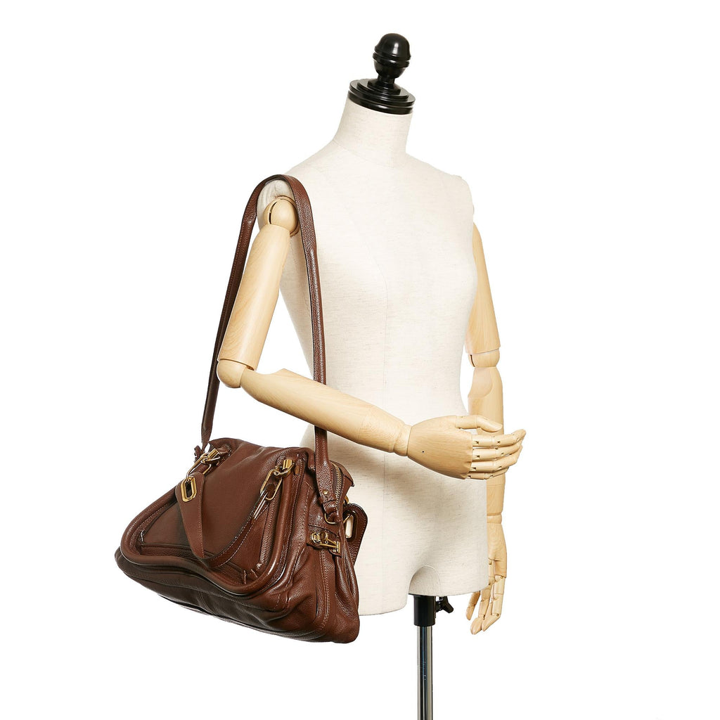 Chloe Paraty Leather Satchel (SHG-28841)