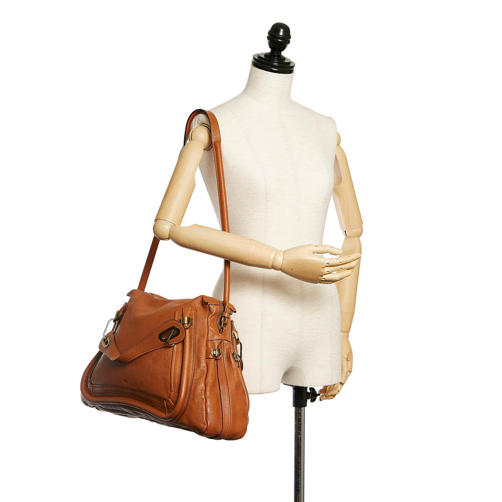 Chloe Paraty Leather Satchel (SHG-29072)