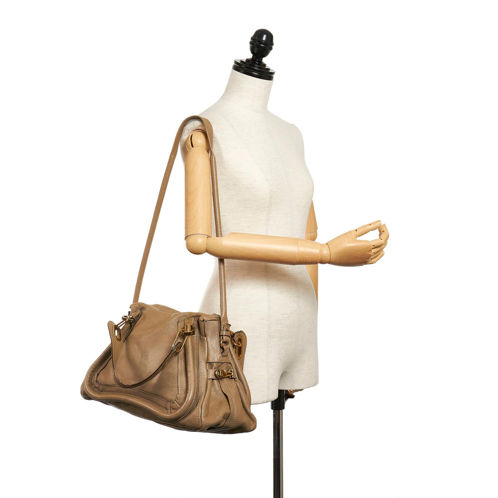 Chloe Paraty Leather Satchel (SHG-29650)