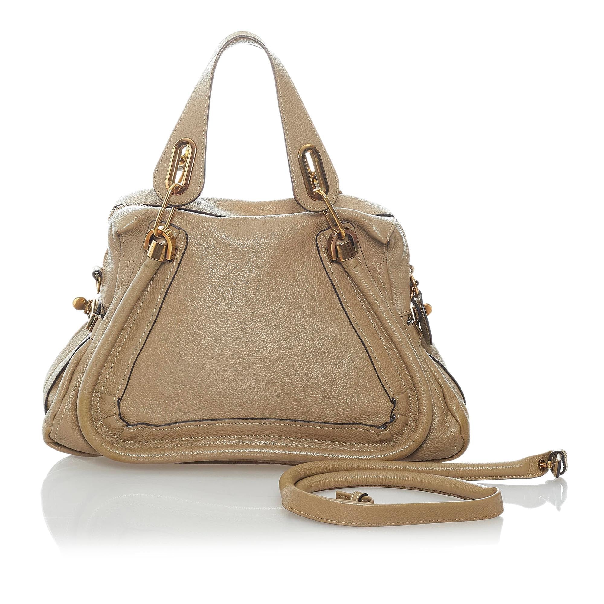 Chloe Paraty Leather Satchel (SHG-32300)