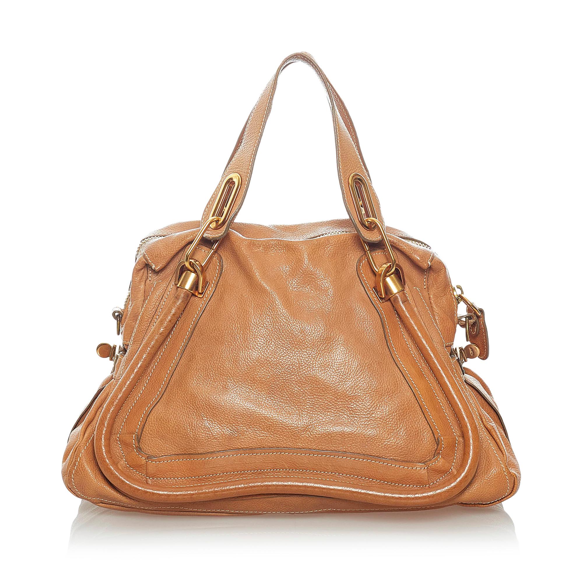 Chloe Paraty Leather Satchel (SHG-33159)