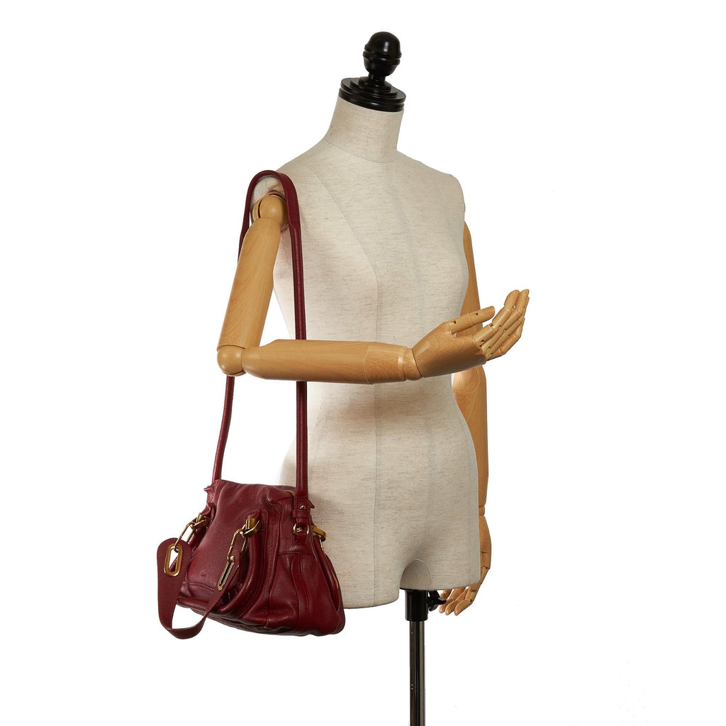 Chloe Paraty Leather Satchel (SHG-33905)
