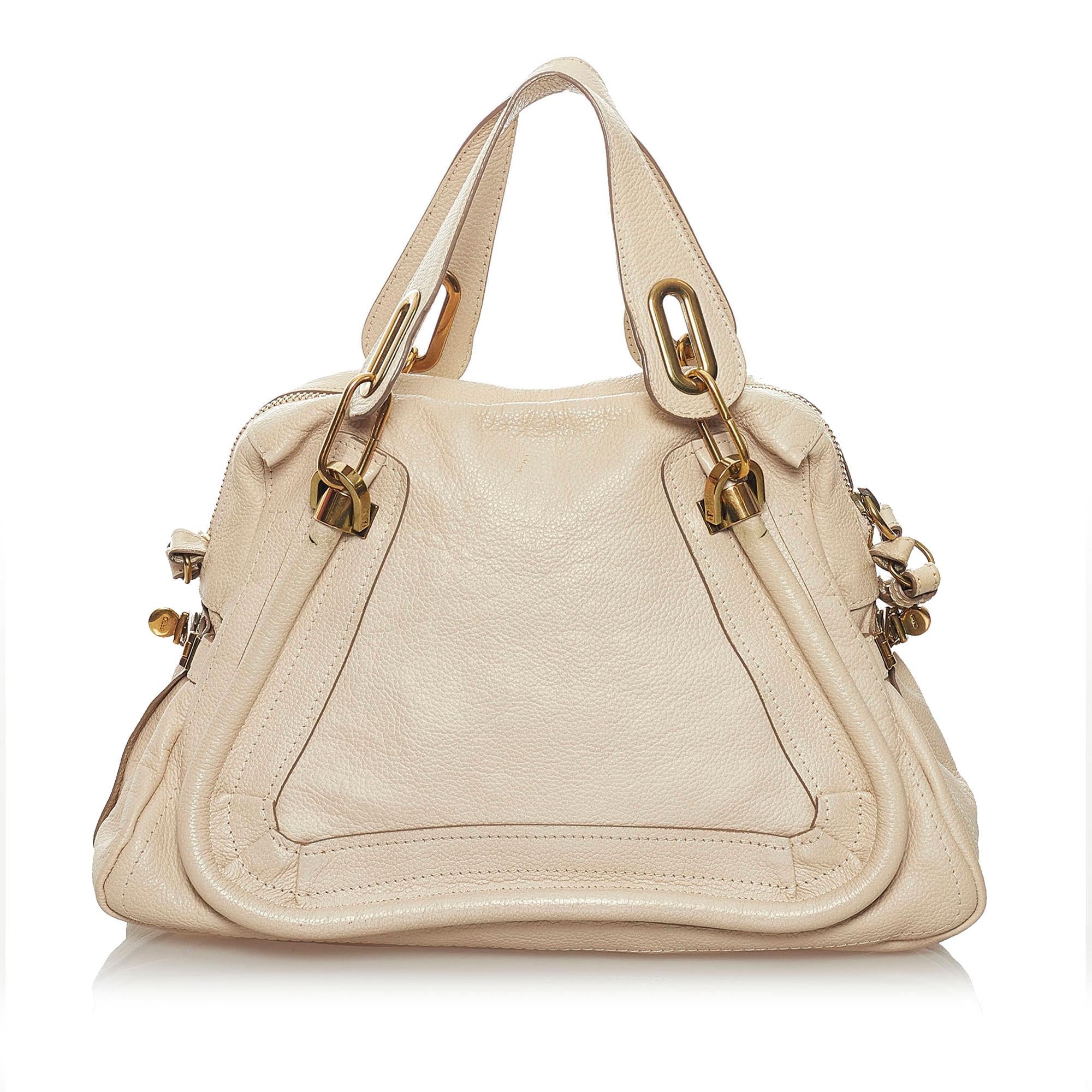Chloe Paraty Leather Satchel (SHG-36220)