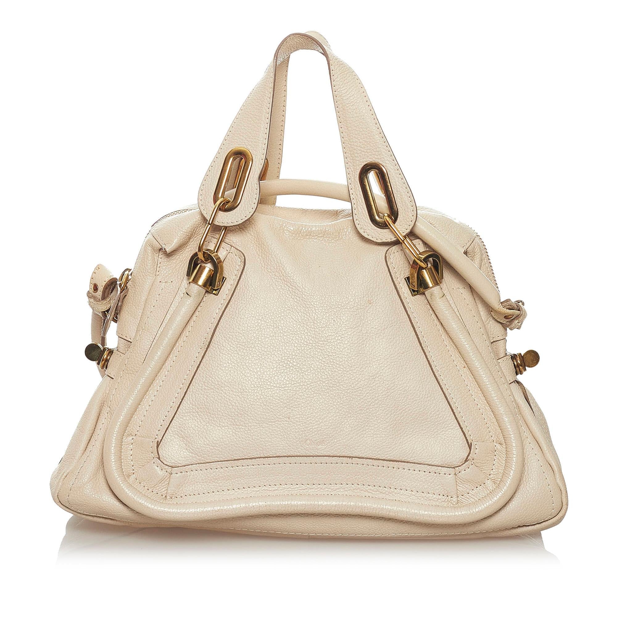 Chloe Paraty Leather Satchel (SHG-36220)
