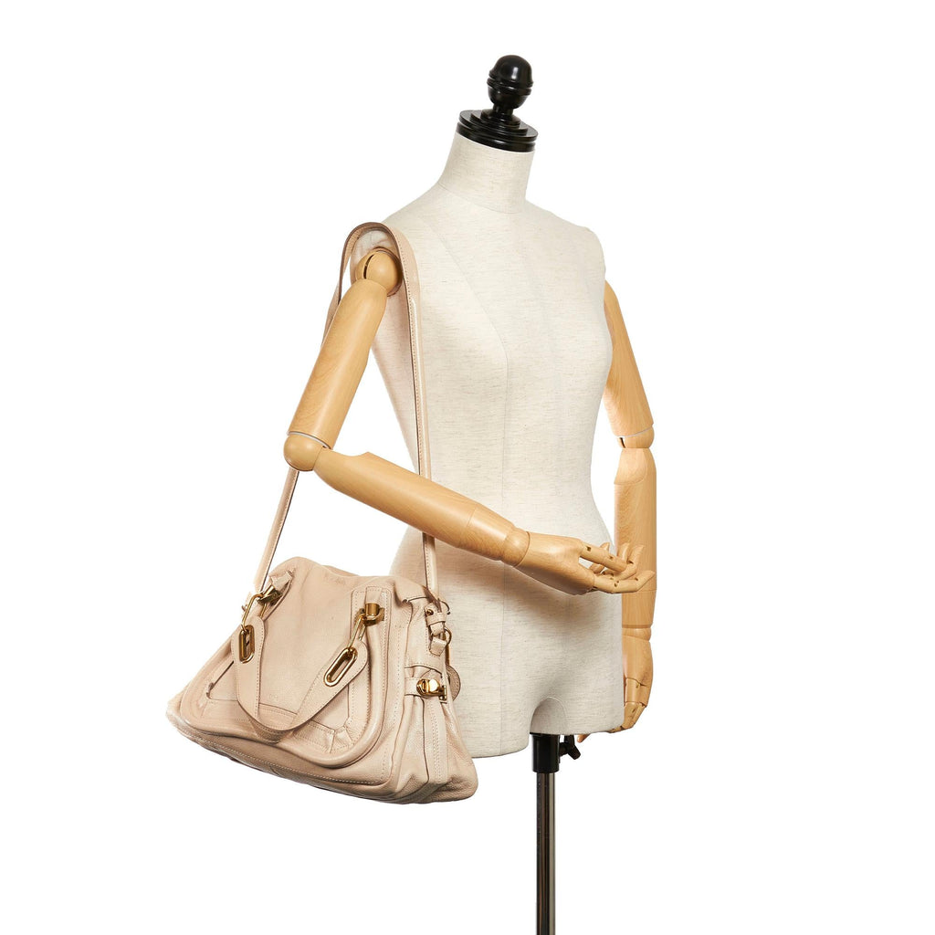 Chloe Paraty Leather Satchel (SHG-36220)