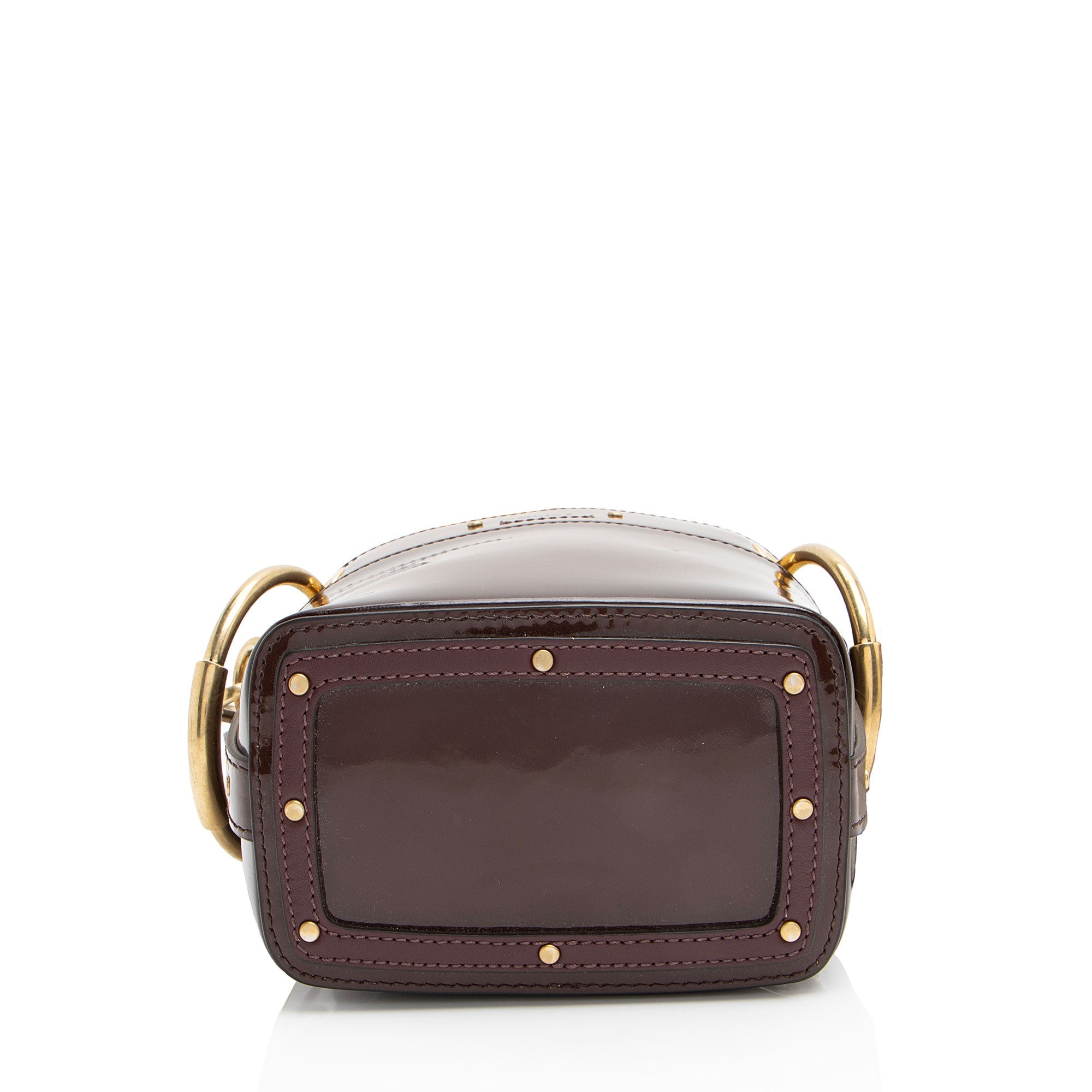 Chloe Patent Leather Roy Mini Bucket Bag