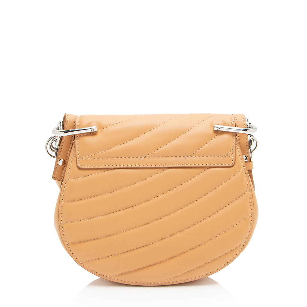 Chloe Quilted Calfskin Drew Bijou Chain Mini Shoulder Bag