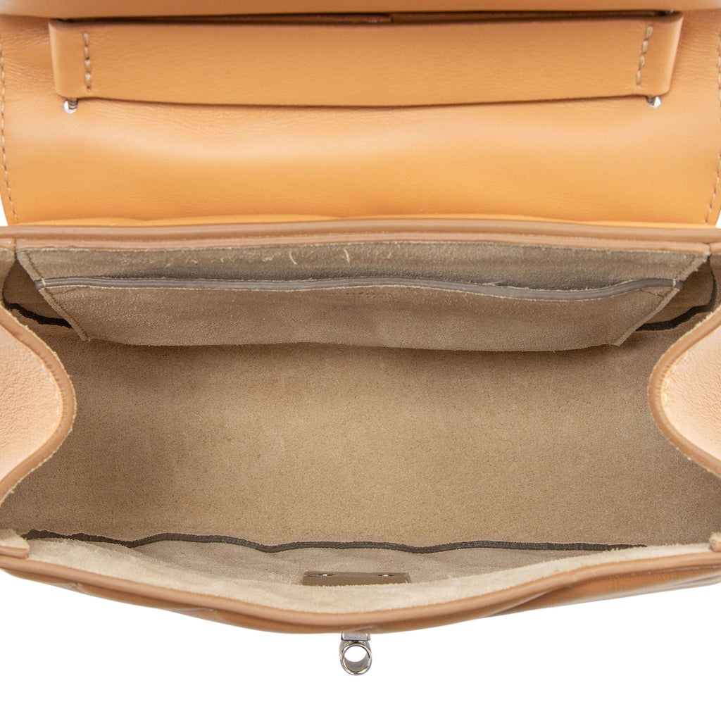 Chloe Quilted Calfskin Drew Bijou Chain Mini Shoulder Bag
