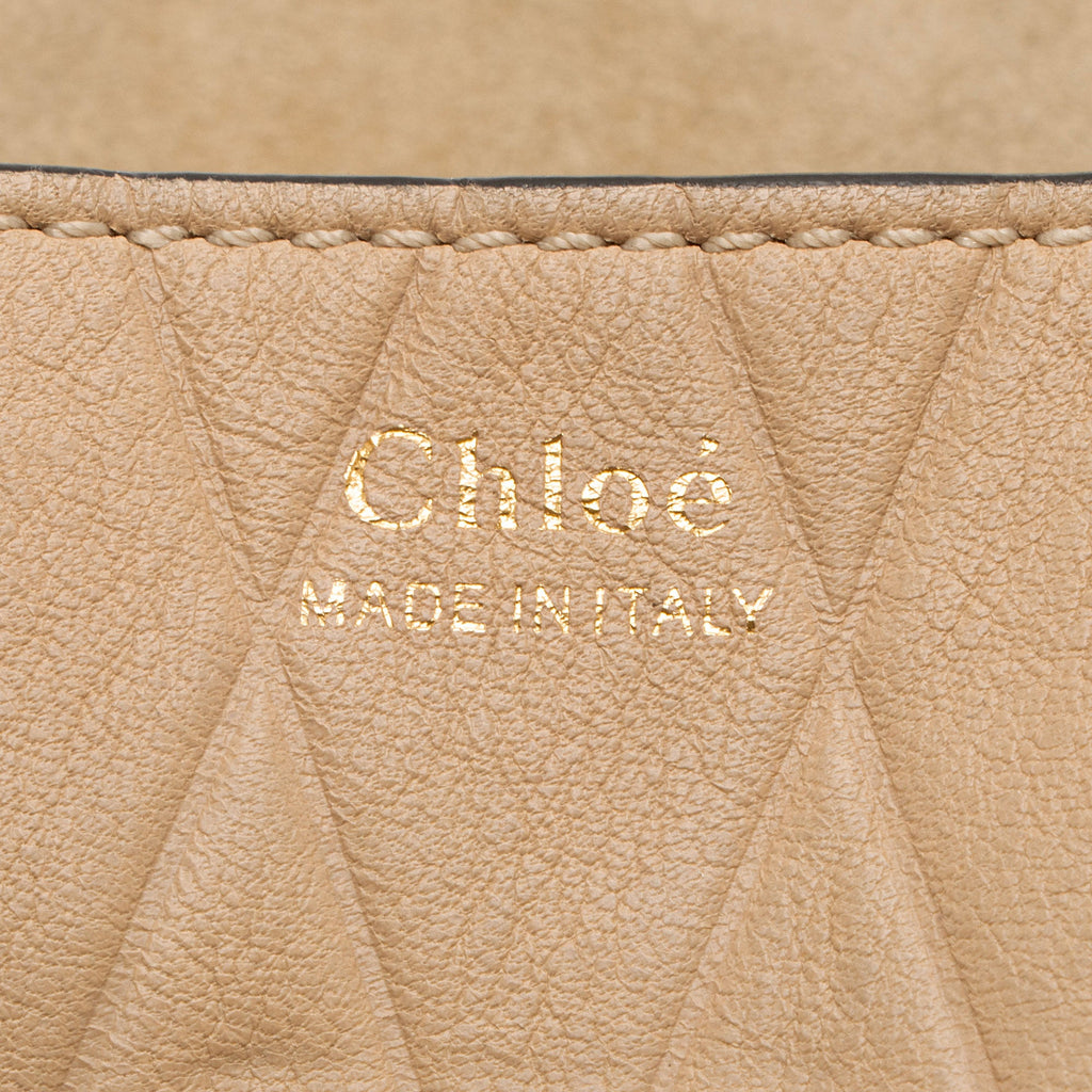 Chloe Quilted Calfskin Drew Nano Shoulder Bag (SHF-y673Ia)