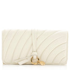 Chloe Quilted Leather Alphabet Wallet (SHF-20287)