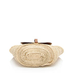 Chloe Raffia Marcie Basket E/W Tote