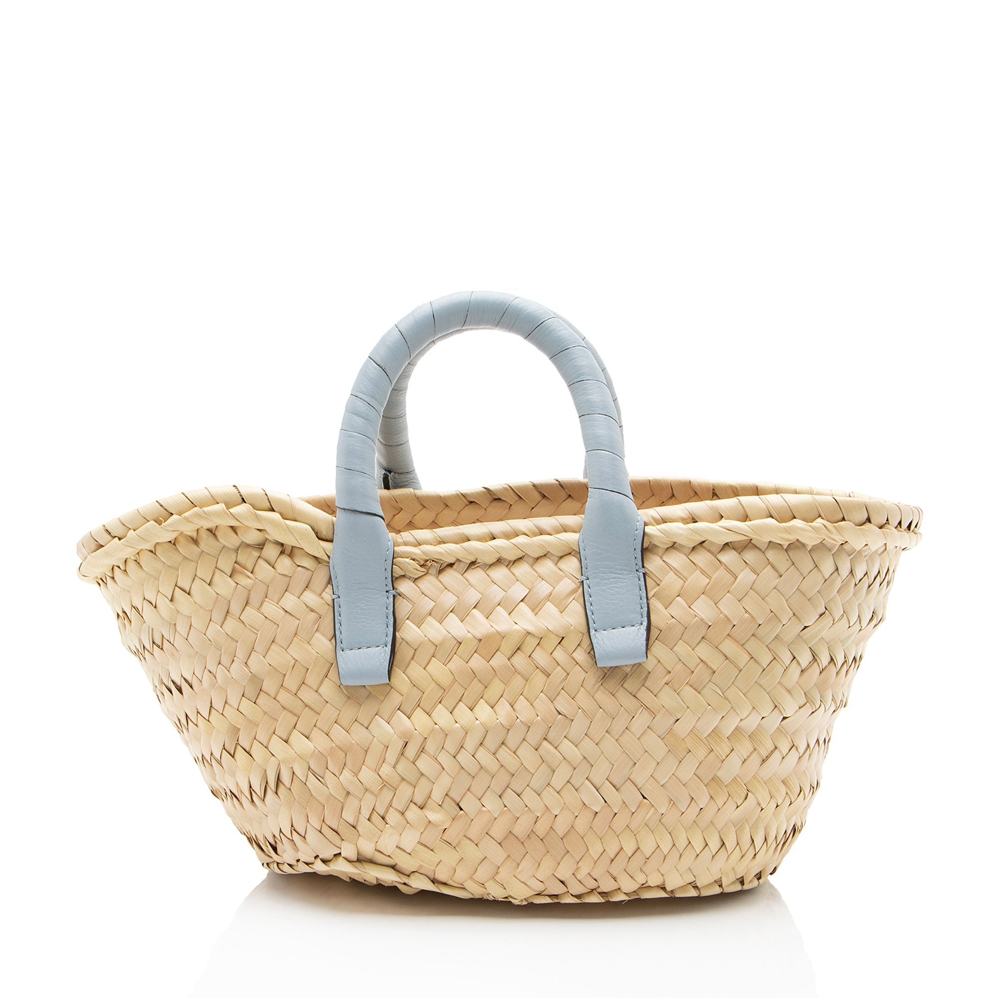 Chloe Raffia Marcie Basket E/W Mini Tote