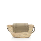 Chloe Raffia Marcie Small Basket Bag
