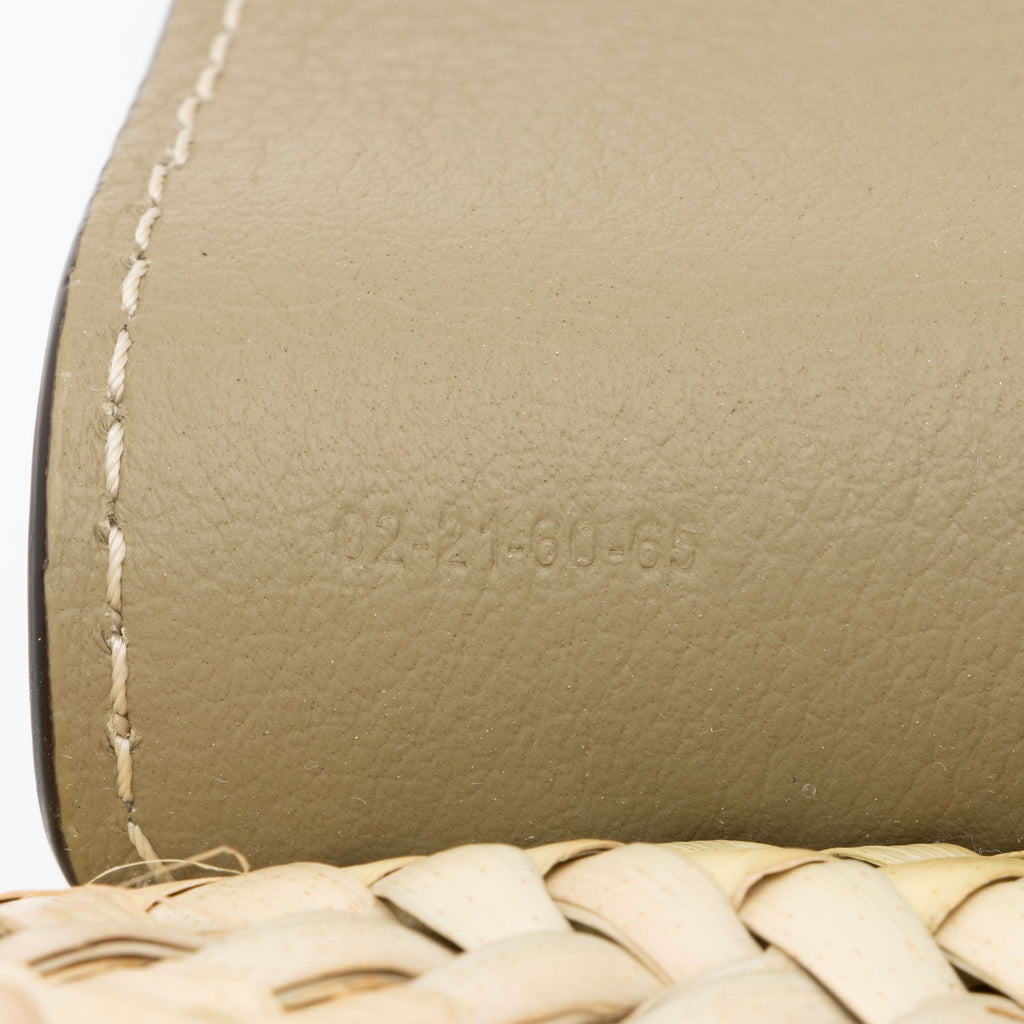 Chloe Raffia Marcie Small Basket Bag