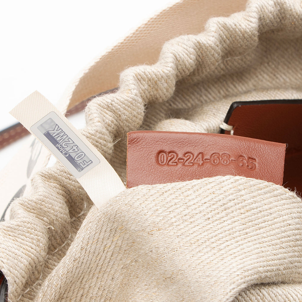 Chloe Raffia Woody Basket Bucket Bag
