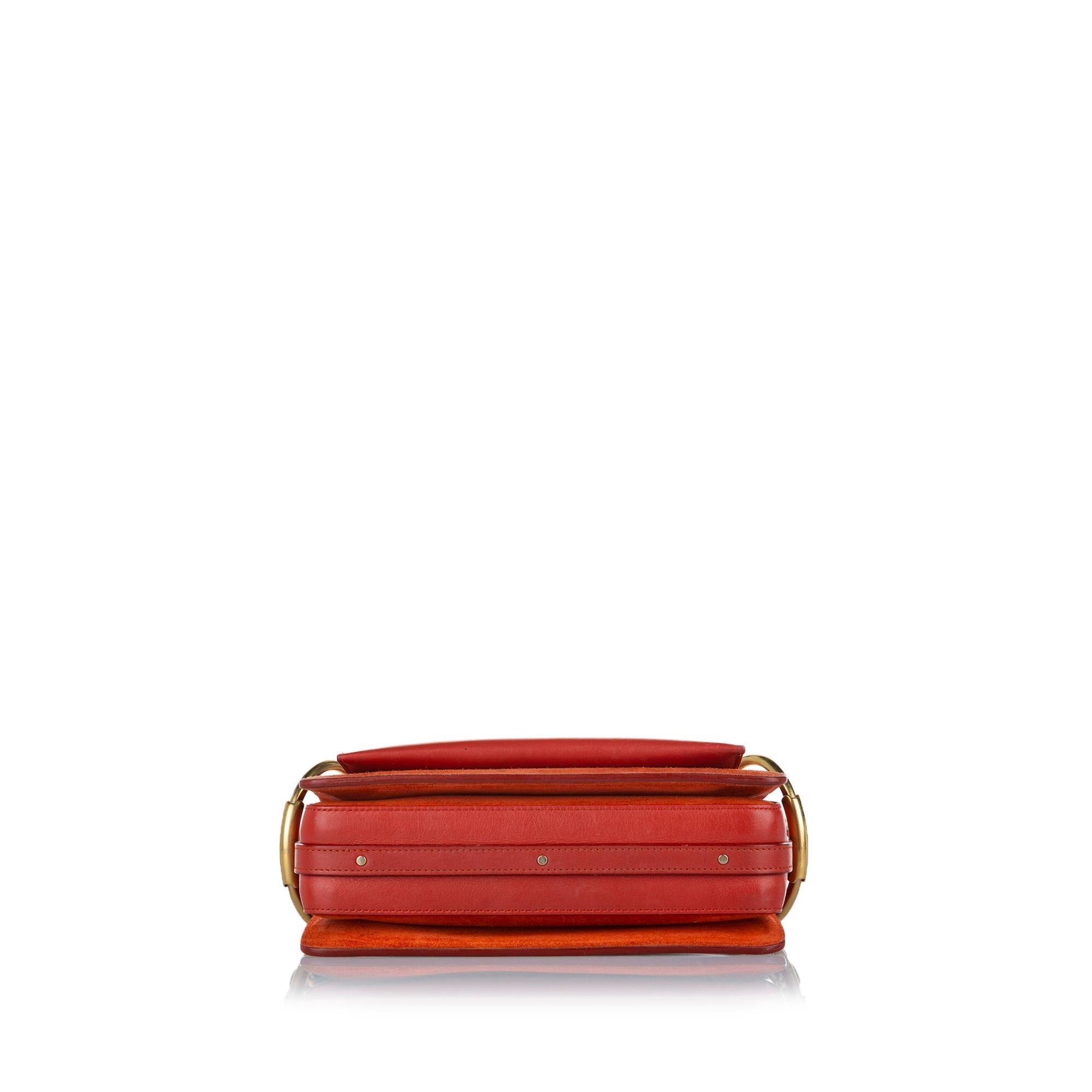 Chloe Roy Leather Shoulder Bag (SHG-37642)